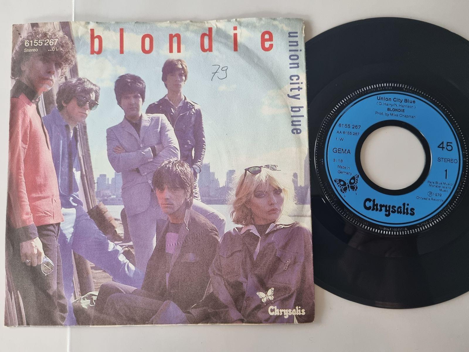 7"" Single Blondie - Union city blue Vinyl Germany