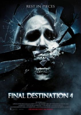 THE FINAL DESTINATION 4 Nick Zano Krista Allen Original Filmplakat A1 GEROLLT