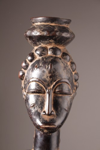 12758 Baule Ahnen Maternity Figure Ancestor Ivory Coast - Picture 10 of 11