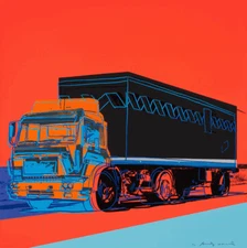 ANDY WARHOL Pop Art Poster or Rolled Canvas Print "Truck" A