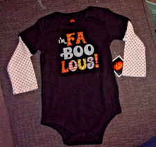 Halloween One Piece Long Sleeve Creeper I'm FaBooLous Infant Size 24 Months New