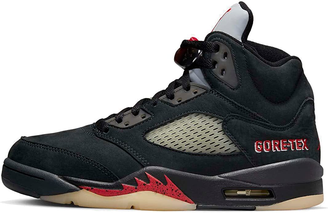 Nike Air Jordan 5 Retro Gore-Tex Off-Noir Black Womens Nike Air Jordan 5 Retro Gore-Tex Off-Noir Black Womens