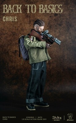 3HITS/2CWORKS 3H001 Back To Basics CHRIS 1/6 Action Figure Limited 499