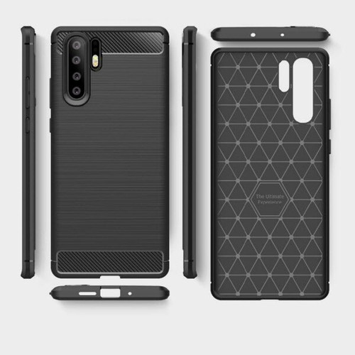 Carbon Handy Hülle f Huawei P30 Pro Outdoor Schutz Tasche Panzer Case Etui SCH - Bild 4 von 8