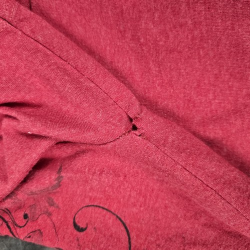 Vintage Y2K Red Dragon Cyber Oriental Graphic Grunge Goth Emo T-Shirt Youth M - Picture 7 of 7