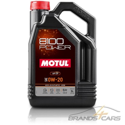 MOTUL Motoröl 8100 ECO-LITE 0W-20 4L – API SP-RC, ILSAC GF-6A, Für Ford Fiesta, Focus, Kuga Uvm. (kompatibilität Prüfen!)