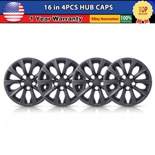 Set Of 4 16 Hubcap Wheel Covers For 2015-2017 Toyota Camry Steel Rim Hub Caps Set Of 4 16 Hubcap Wheel Covers For 2015-2017 Toyota Camry Steel Rim Hub Caps