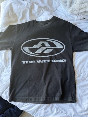  The Weeknd After Hours Till Dawn 2025 Face Tour T Shirt Black Size small  Faded