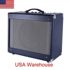 US 5E3 Tweed Type Deluxe Guitar Tube Amp Amplifier Cabinet Blue DIY Box Case