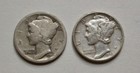 1916 and 1943 S Mercury Dimes