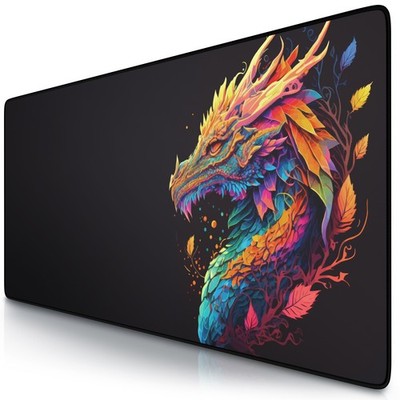 Titanwolf XXL Speed Gaming-Mousepad mit 900 x 400 x 3mm Dragon