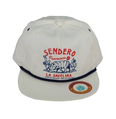 Sendero Provisions Co. La Javelina Outdoor Rope Snapback Hat (Off White)