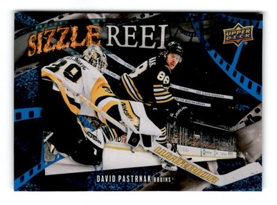 2025-26 David Pastrnak Upper Deck Sizzle Reel Speckle - Boston Bruins