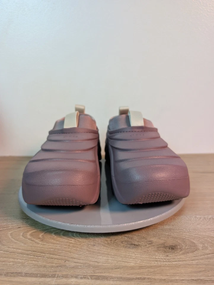 Crocs Echo Storm Mocasines Zapatos Hombre Talla 7 Mujer 9 Púrpura Cómodo Espuma Mula Foto 2 de 4