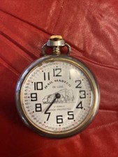 Needs RepairsRail Master, Made in Great Britain Mechanical Wind Up Pocket Watch