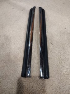 1968-1972 Chevelle SS Orig GM 2-Door Chrome Quarter Window Seal & Retainer Set