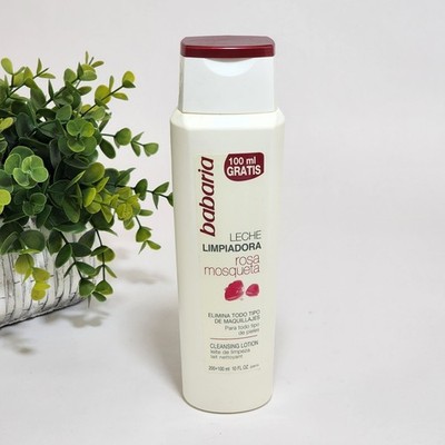 Babaria Leche Limpiadora Rosa Mosqueta 10 fl oz Cleansing Lotion ~ (1) Rare
