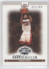 2007-08 Topps Triple Threads Sepia 63/99 Udonis Haslem #73 0a1