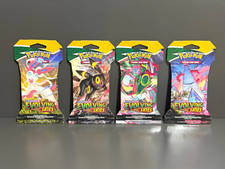Pokemon Evolving Skies Blister 4x Booster Pack Umbreon Rayquaza NEU OVP Rarität