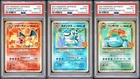 PSA10 SEQUENTIAL  SET Charizard Blastoise Venusaur Pokemon Card 25th Anniversary