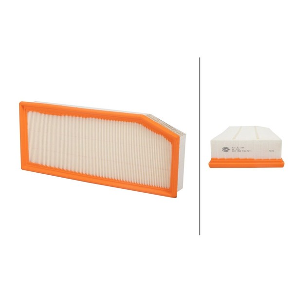 Luftfilter-Einsatz 378 X 156 Mm Hella FüR U.A. MERCEDES-BENZ E-KLASSE-image