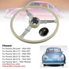 15.7 Inch 400mm Car Modified Steering Wheel For Porsche 356 356abc 1950-1966