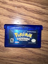 Pokemon Sapphire Version Nintendo Game Boy Advance & Gamecube Gameboy Attachment