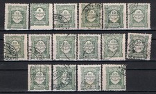 Portugal, 1922-27, Porteado  Af. 28 a 44 Used set complet CV 36,00€ / $ 43.00