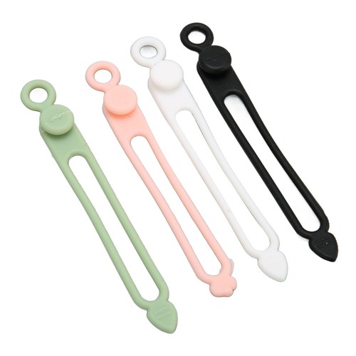 24pcs Kabelmanagement Krawatten Gut Bündelung Organisation Bunte Wiederverwen FO - Afbeelding 6 van 22