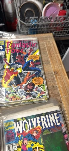 Marvel Star Trek Comic Book Lot Copper Age Vintage Boarded Wolverine TMNT