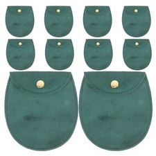 10 Pcs Portable Watch Storage Jewelry Pouch for Traveling Single Case