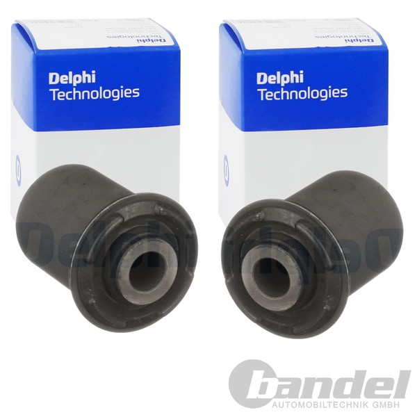 2X Delphi Querlenkerlager Buchsen Vorderachse Passend FüR Hyundai Santa Links+Re-image