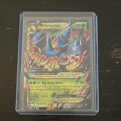 Pokémon M Heracross EX Mega Evolution Card 020/080 Big Bang Horn