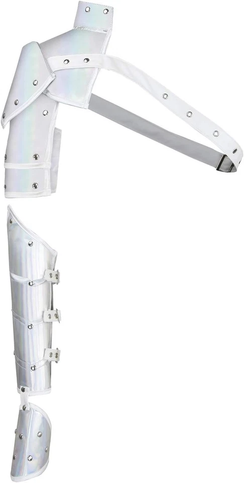 Juego de pulsera y armadura de cuero Steampunk Foto 3 de 4