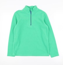 Mountain Warehouse Jungen gr&uuml;n Fleece Sweatshirt 11-12 Jahre