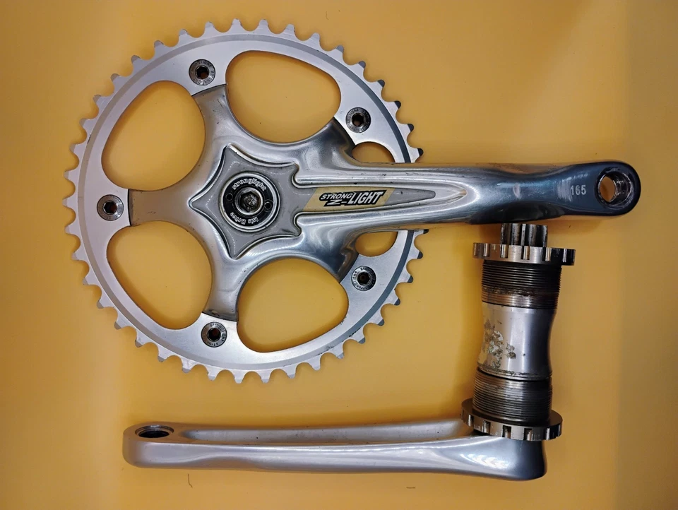 Juego de bielas de oruga STRONGLIGHT Z-Light Activ 165 mm plato 42t con BB Foto 2 de 3