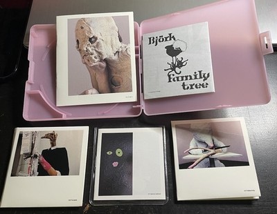 Bjork Family Tree 2002 READ 5 Mini CDs & Artwork Only + Pink Case WYSIWYG
