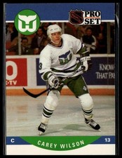 1990-91 Pro Set #453 Carey Wilson Hartford Whalers