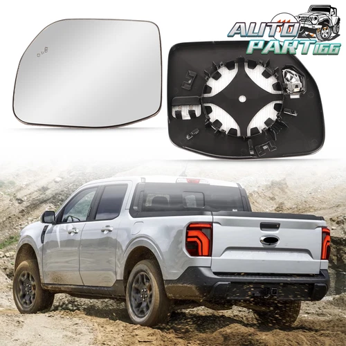 Left Side Heated Blind Spot Mirror Glass For Ford Maverick 2022-2025