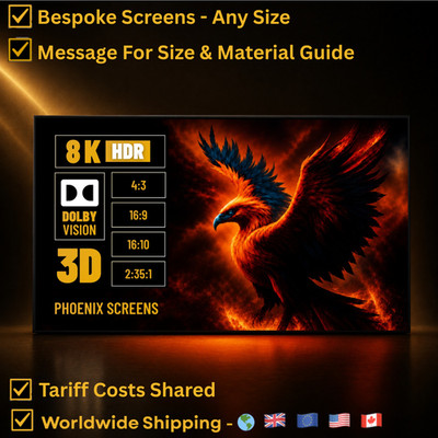 71''-200'' Projector Screen Fixed Frame UST Rear Projection - bespoke build