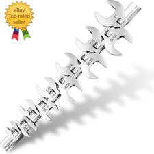 11-piece Crows Foot Wrench Set Sae Sizes From 38 To 1 Crowsfoot Wrenches Set