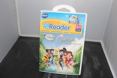VTech V.Reader Cartridges Tinkerbell And The Great Fairy Rescue Brand New