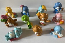 Vintage 1980's Kenner Care Bears - Lot of 11 miniatures RARE Baby 1983 1984