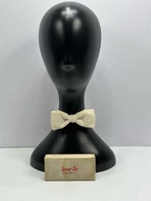 Vintage White Spur Tie For Dress Wear Bow Tie Pat June 13 1922 US Pat Office