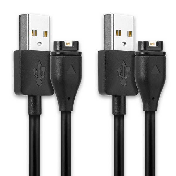 2X Usb Kabel FüR Garmin Venu Sq Music Venu 2S Venu 2 Ladekabel 1A Schwarz-image
