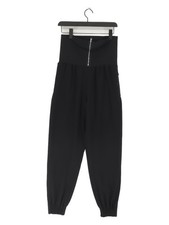 Sportmax Code Women's Suit Trousers UK 10 Black 100% Other Tapered Dress Pants