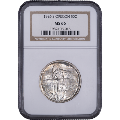 #ad #ad 1926 S 50c Oregon Trail Silver Commemorative $76.98