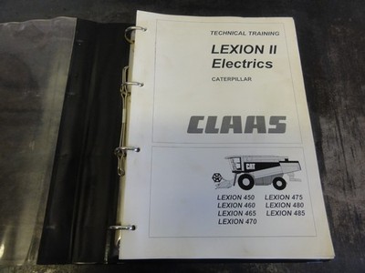 CLAAS LEXION 450 LEXION 460 LEXION 465 470 475 480 485 Technical Training Manual