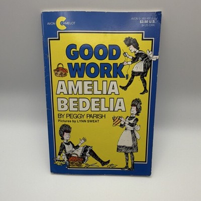 Good Work Amelia Bedelia Paperback Avon Books Peggy Parish Illustrated Ages 4-8