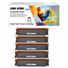5PK 075H Toner BKCMY Compatible for Canon 075H LBP640 LBP646 LBP647 MF660 MF662